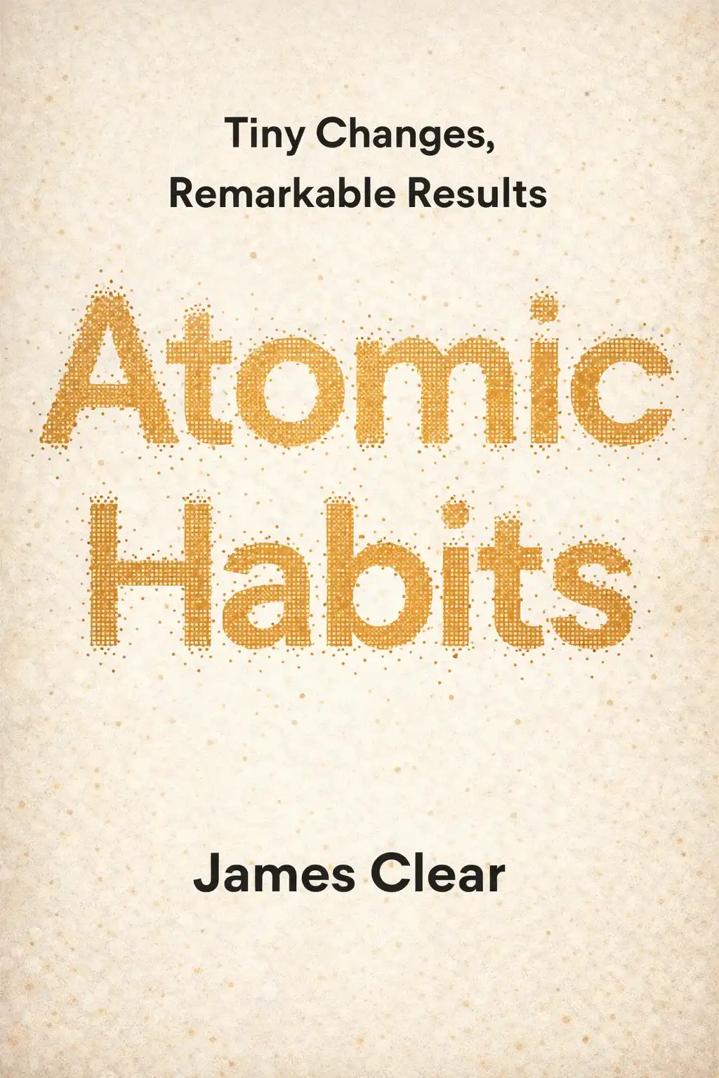 atomic habits book cover by james clear